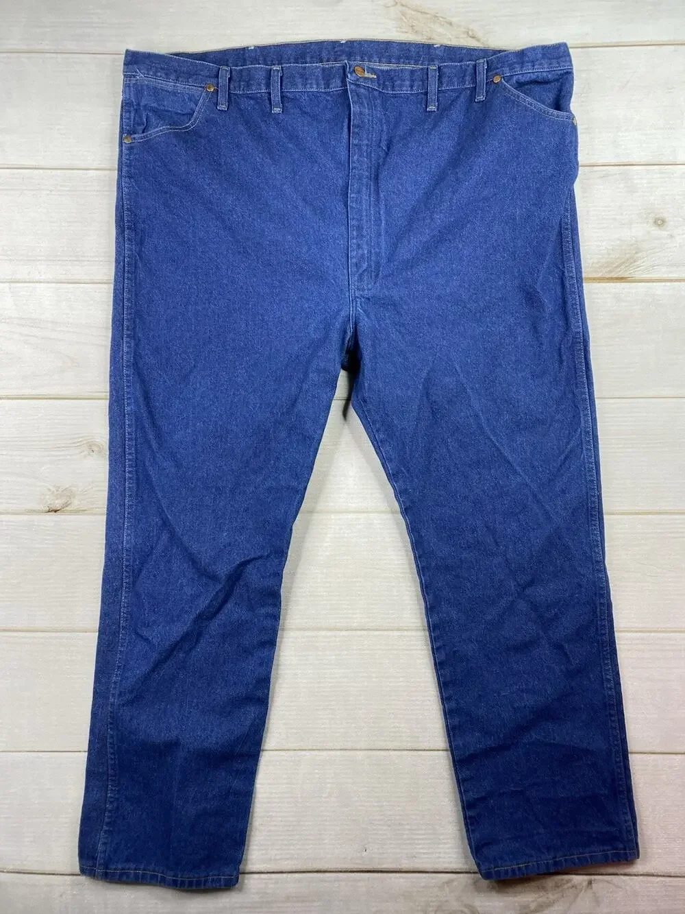 Wrangler 13mwzxs Jeans 54x32 Cowboy Cut Dark Wash Western Ranch Rodeo Work Y2K